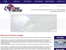 Tablet Screenshot of gotrans.co.za
